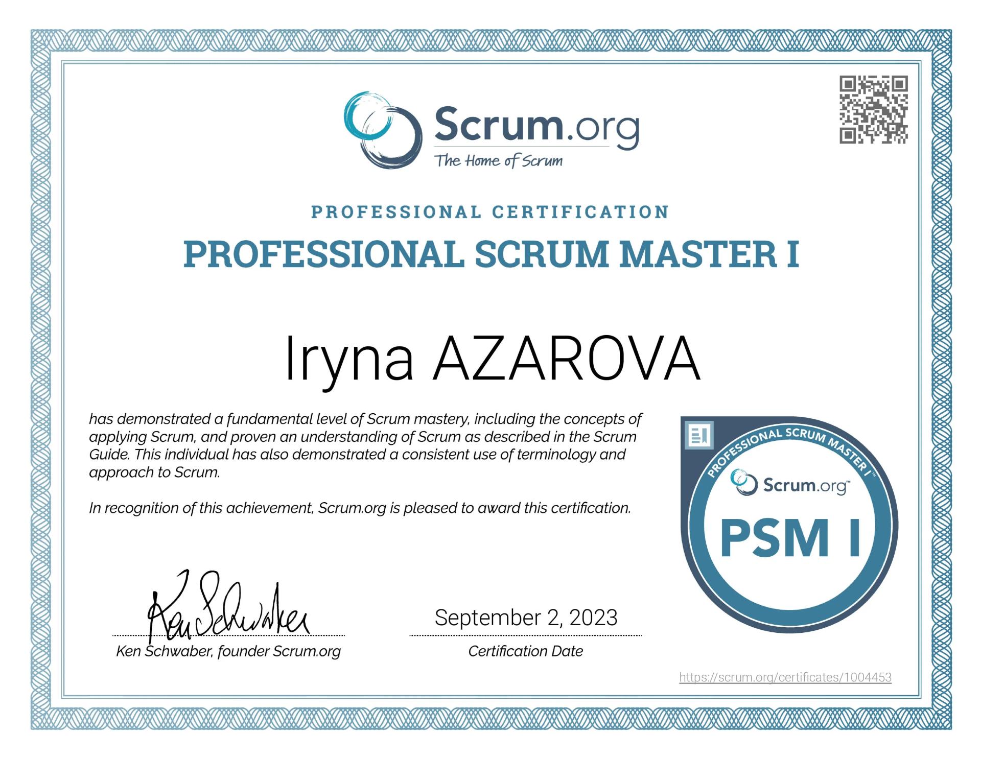 certificates