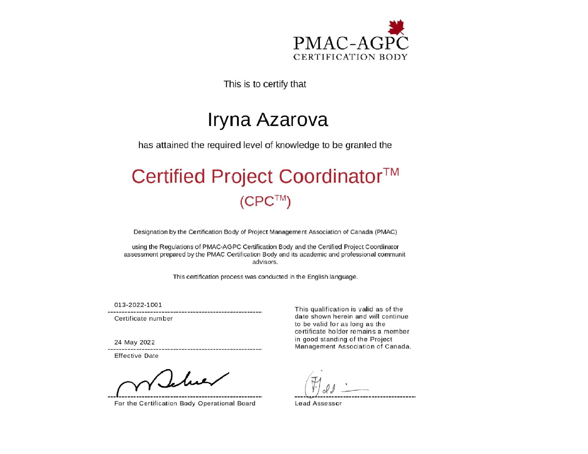 certificates