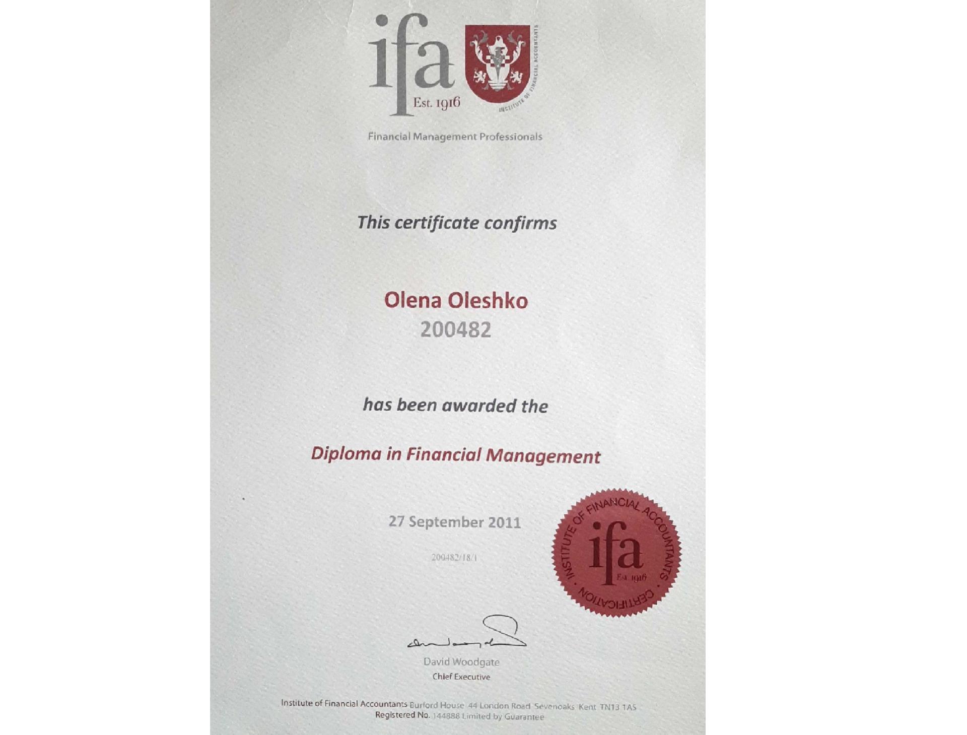 certificates